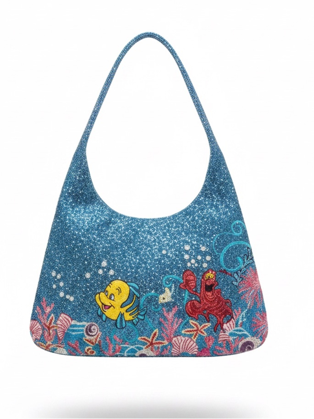 Oceanus Disney The Neptune Embroidered Bag - little mermaid - NEW ($645)